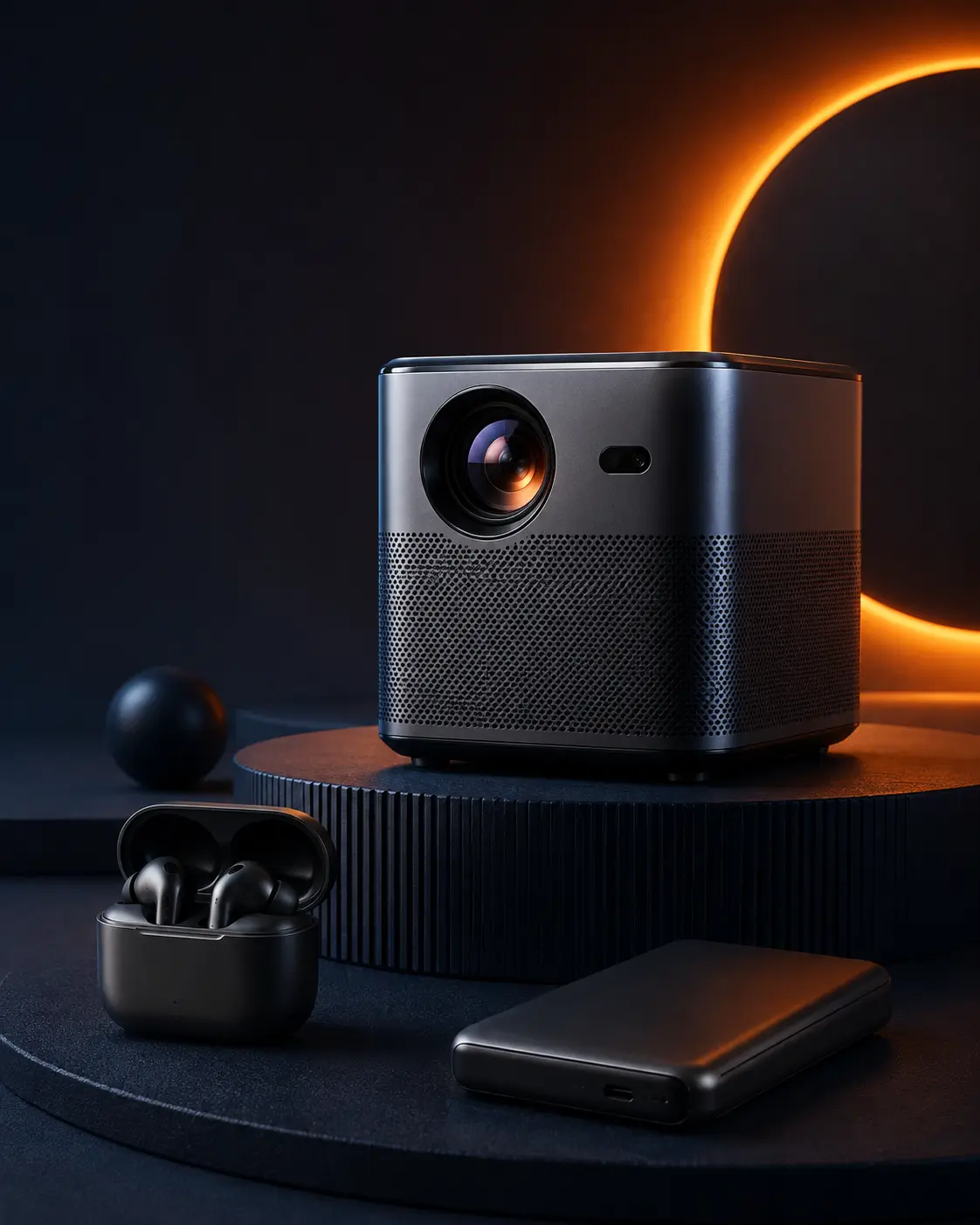 Projecteur HY300 Pro et accessoires technologiques